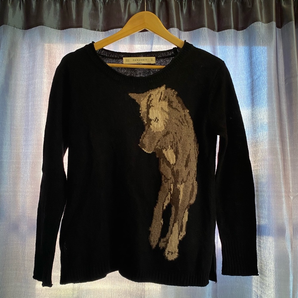 Zara Wolf sweater!